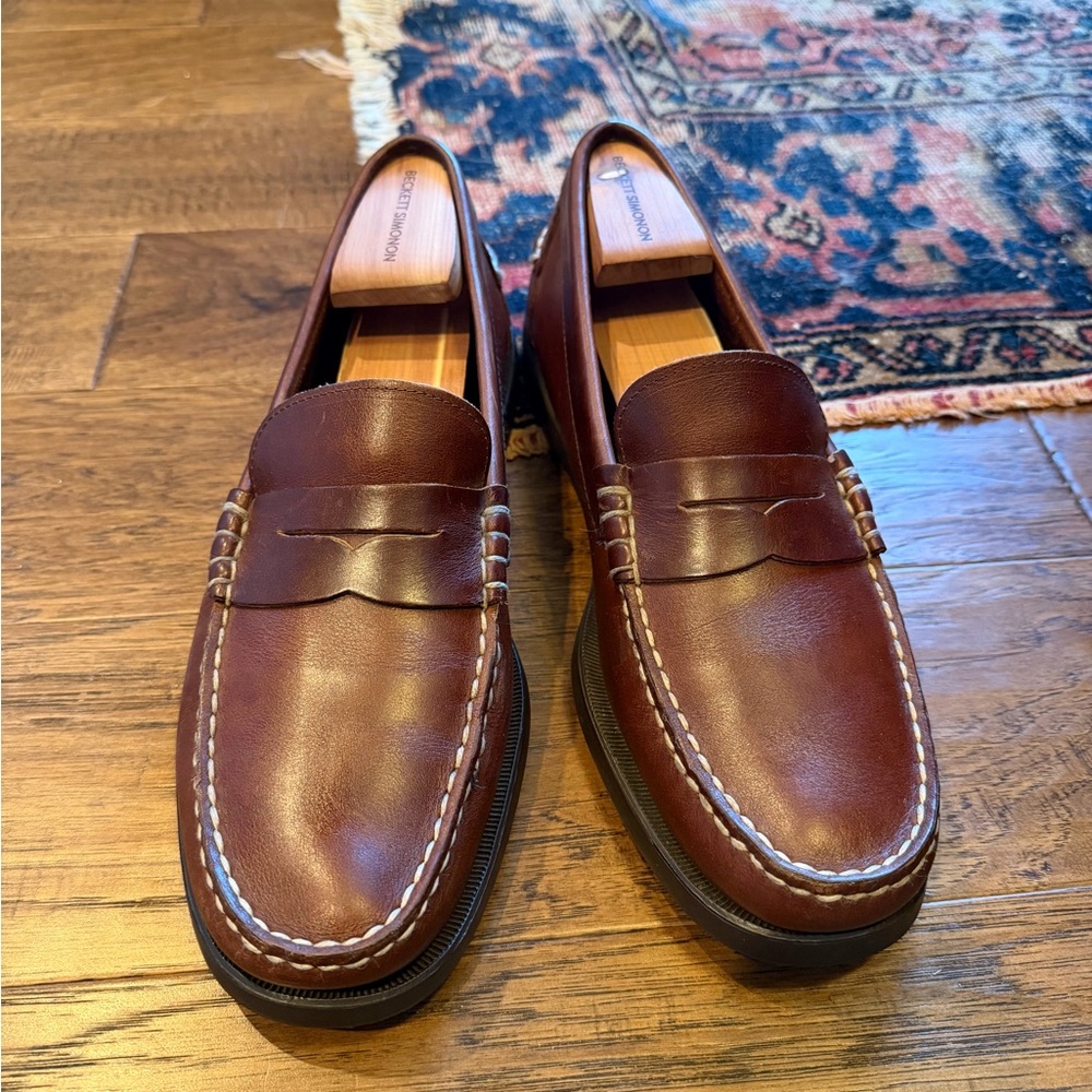 Men's Sebago Penny Moc Loafer Shoe Brown 11.5D